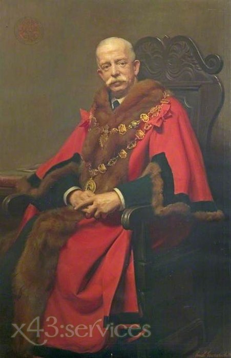 Ernest Townsend - Sir Ernest Shentall Buergermeister - Mayor of Chesterfield